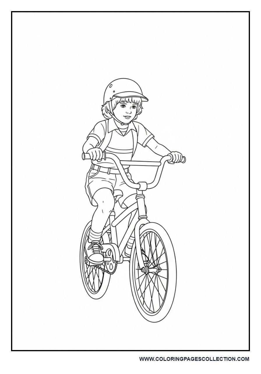 Bicycle Scene Simple