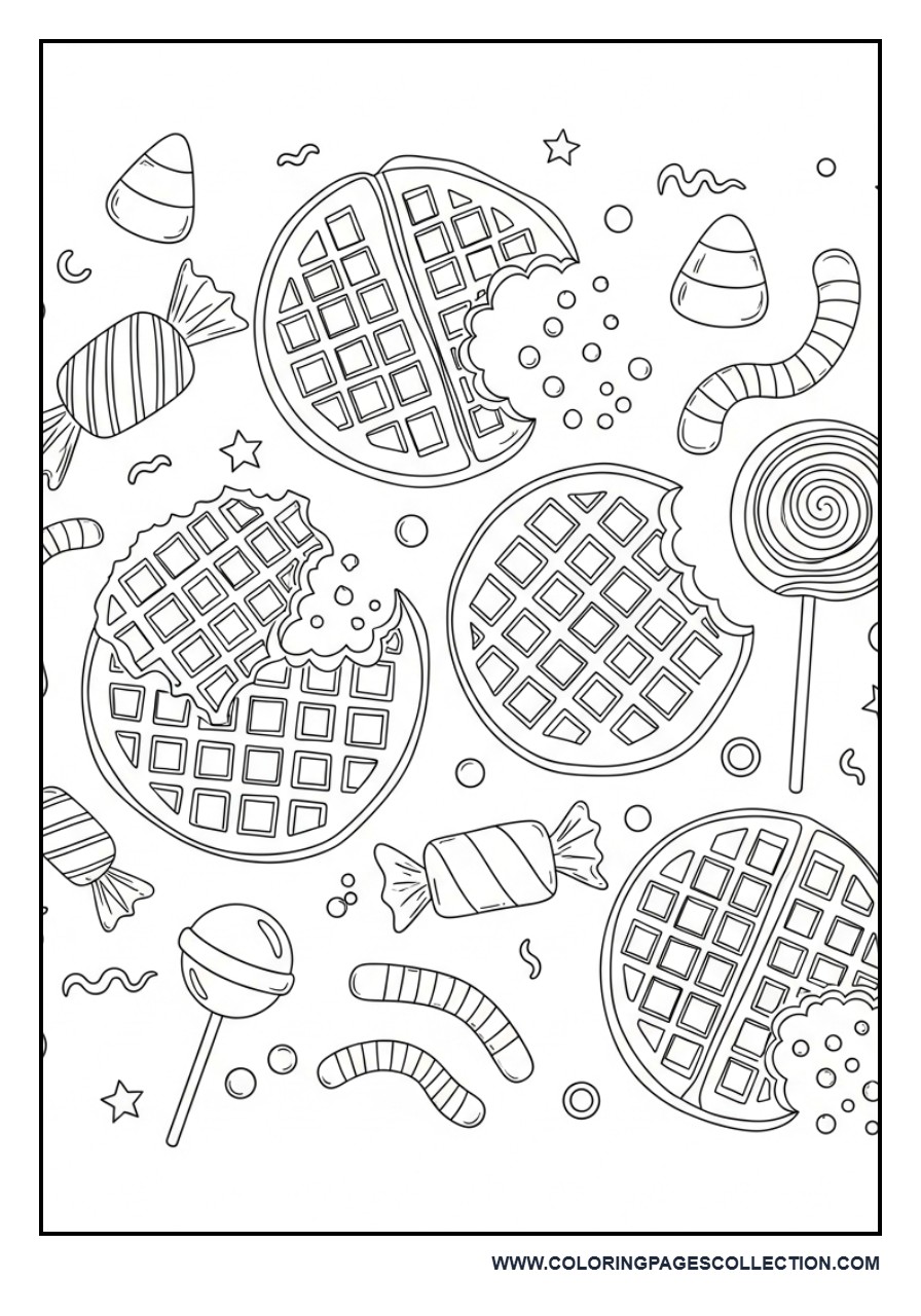 Candy and Waffles Scene