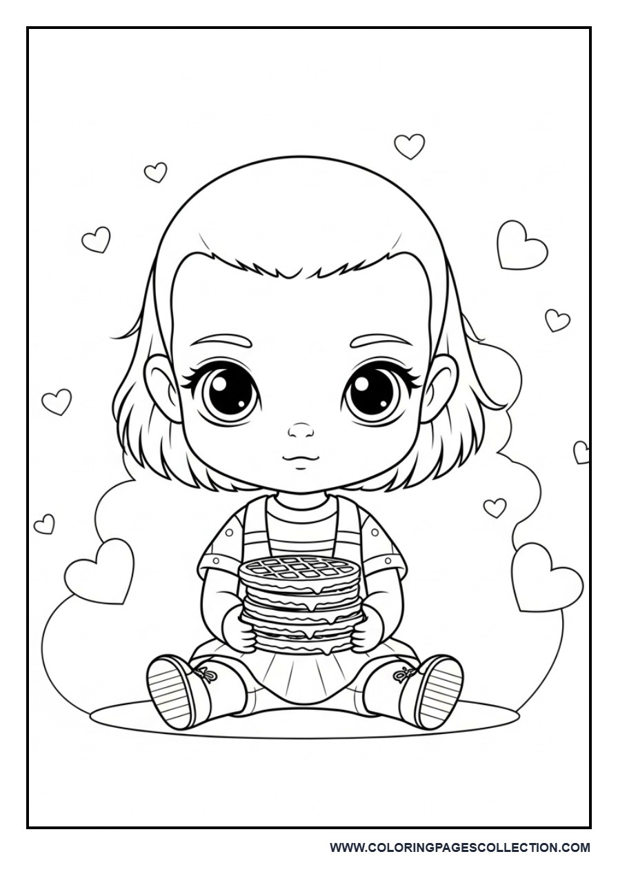 Chibi Eleven Sitting Cute