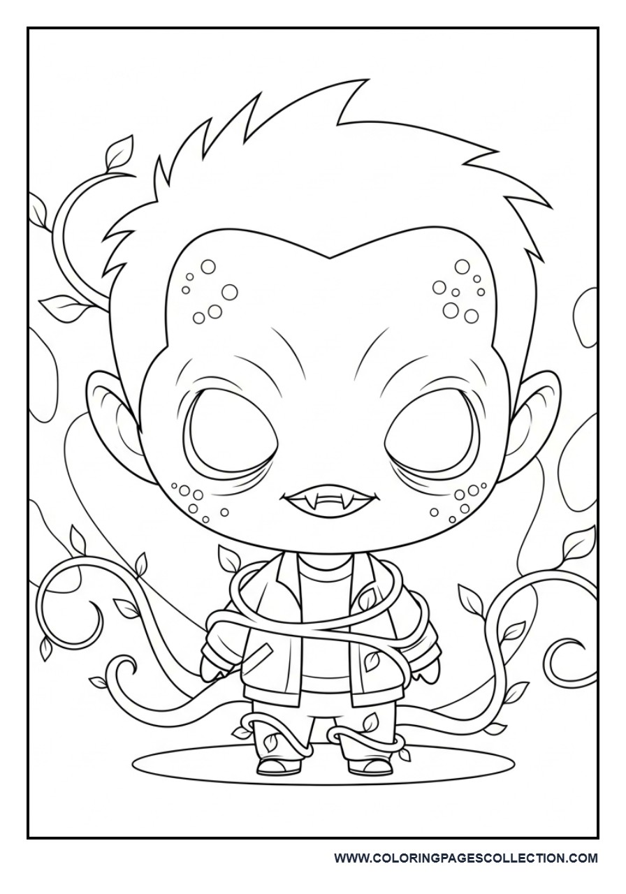 Chibi Vecna Cartoon Style