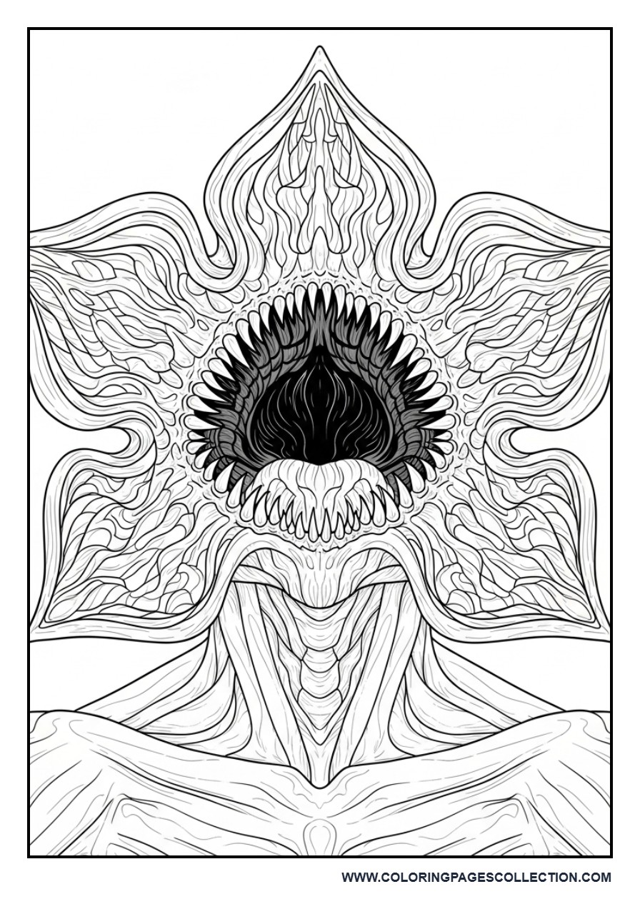 Demogorgon Close-Up Detailed