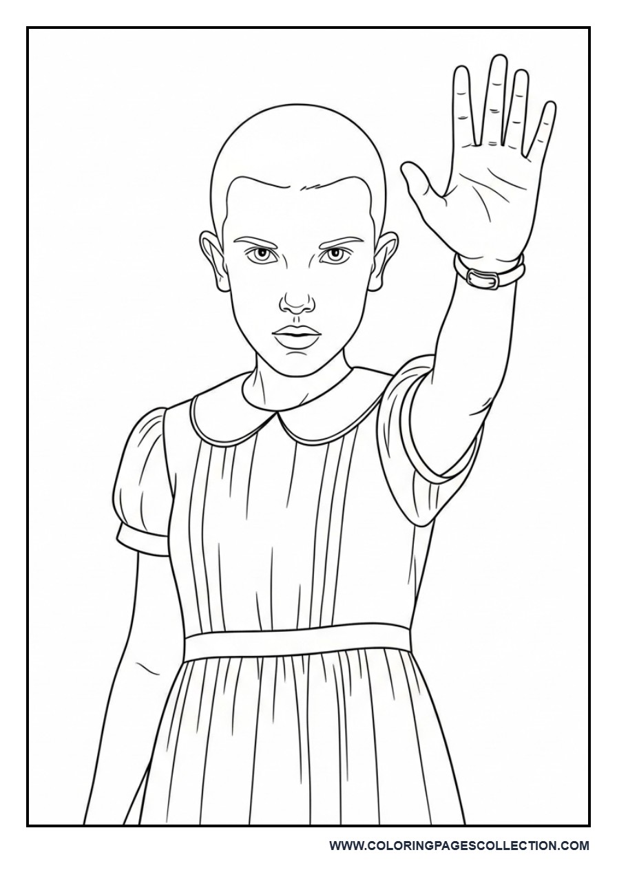 Eleven Using Powers (Simple Pose)