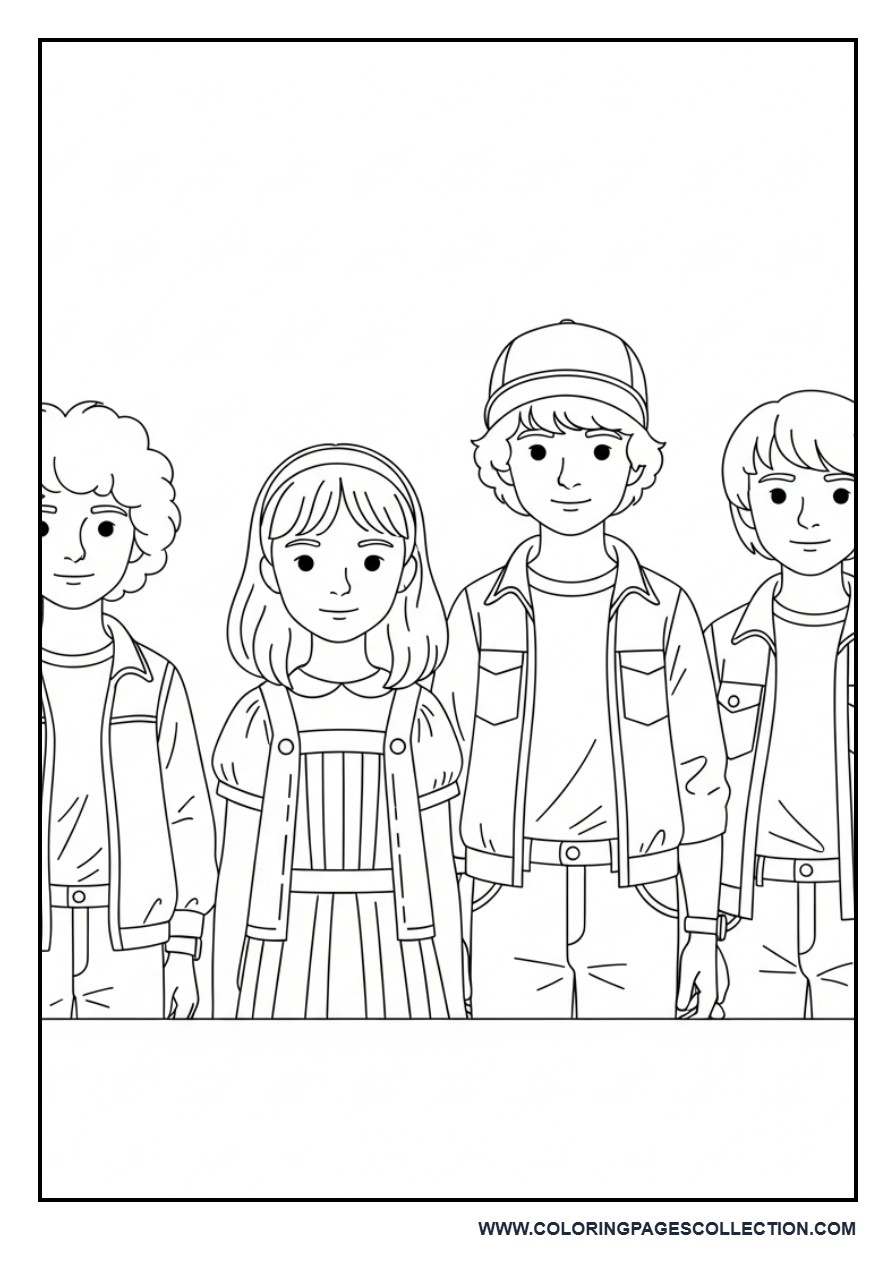 Friends Group Together