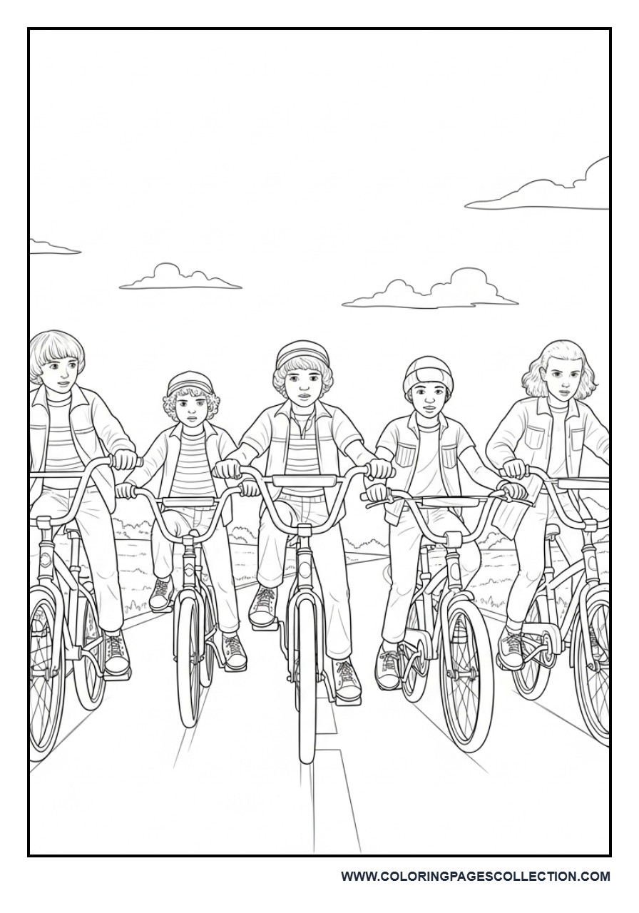 Kids Riding Bikes Together