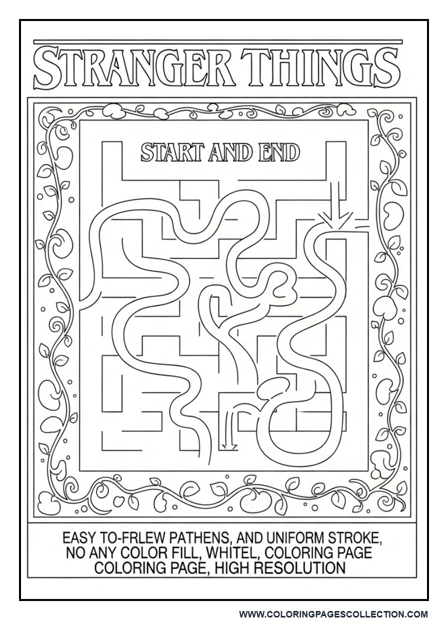 Maze Escape Upside Down