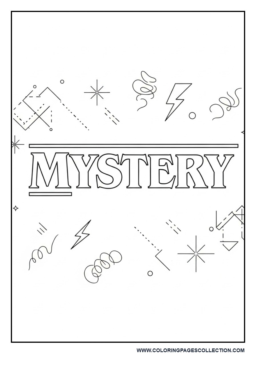 Mystery Theme Typography Page