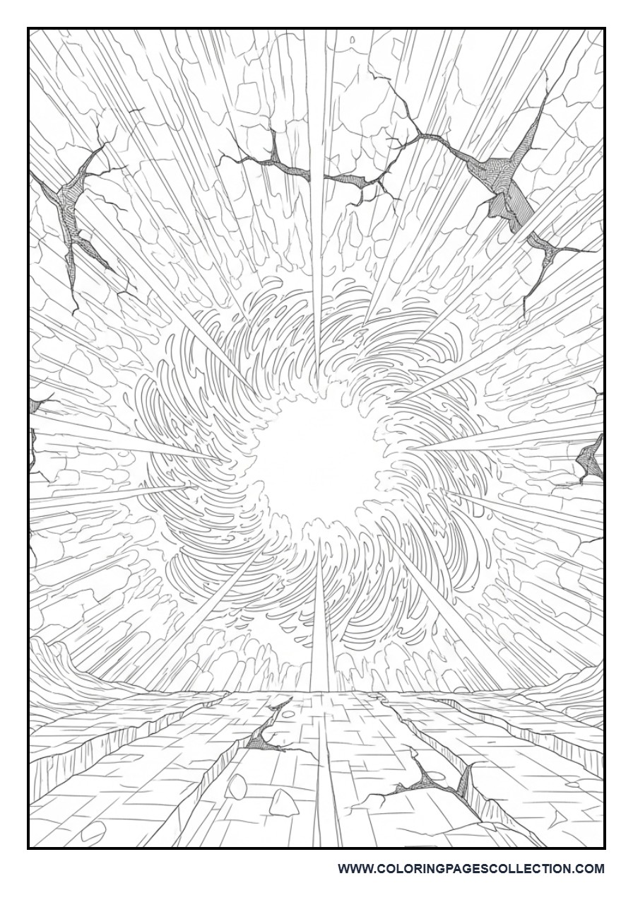 Portal Explosion Scene