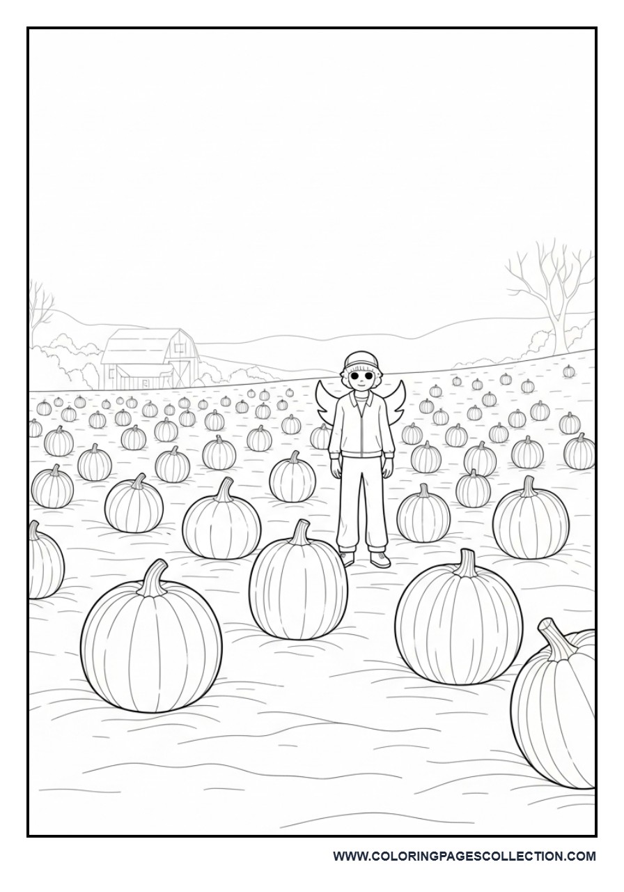 Pumpkin Patch Scene