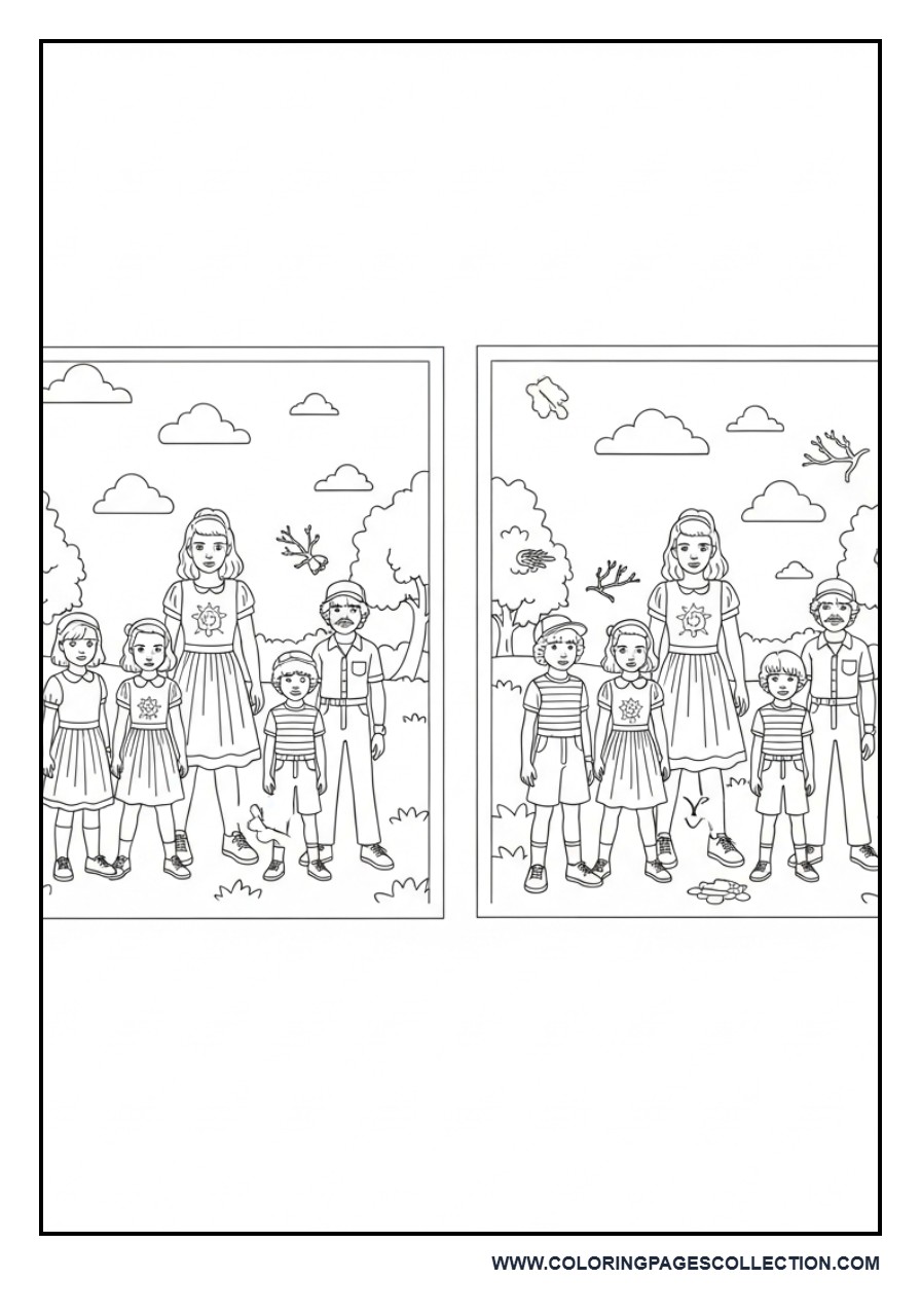 Spot the Difference Scene