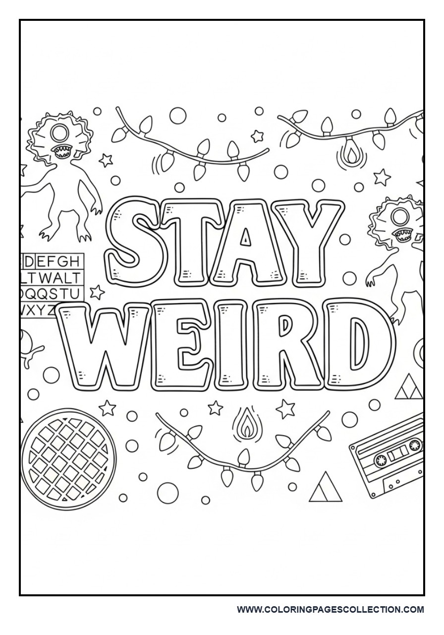 Stay Weird Quote Page