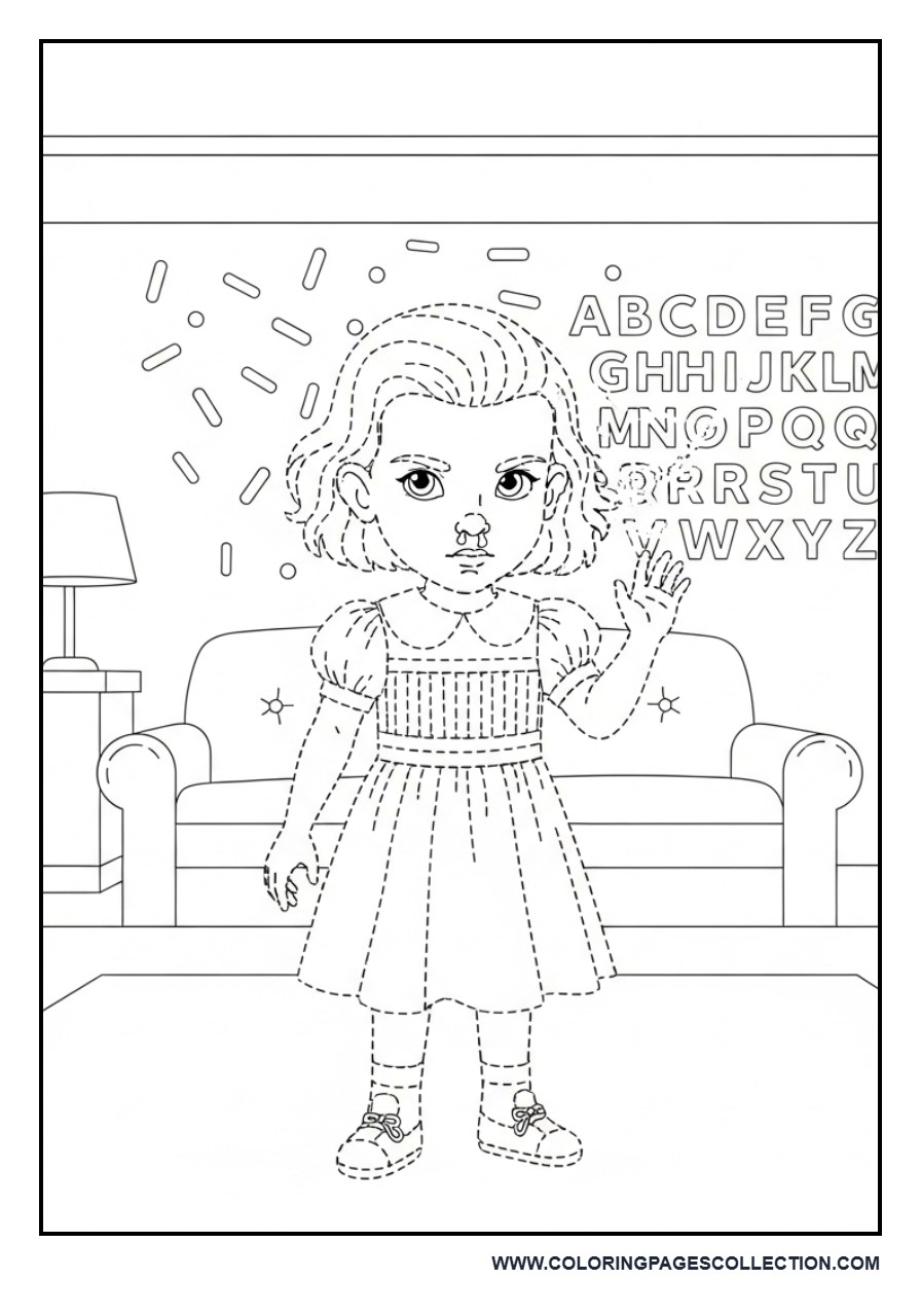 Trace and Color Eleven