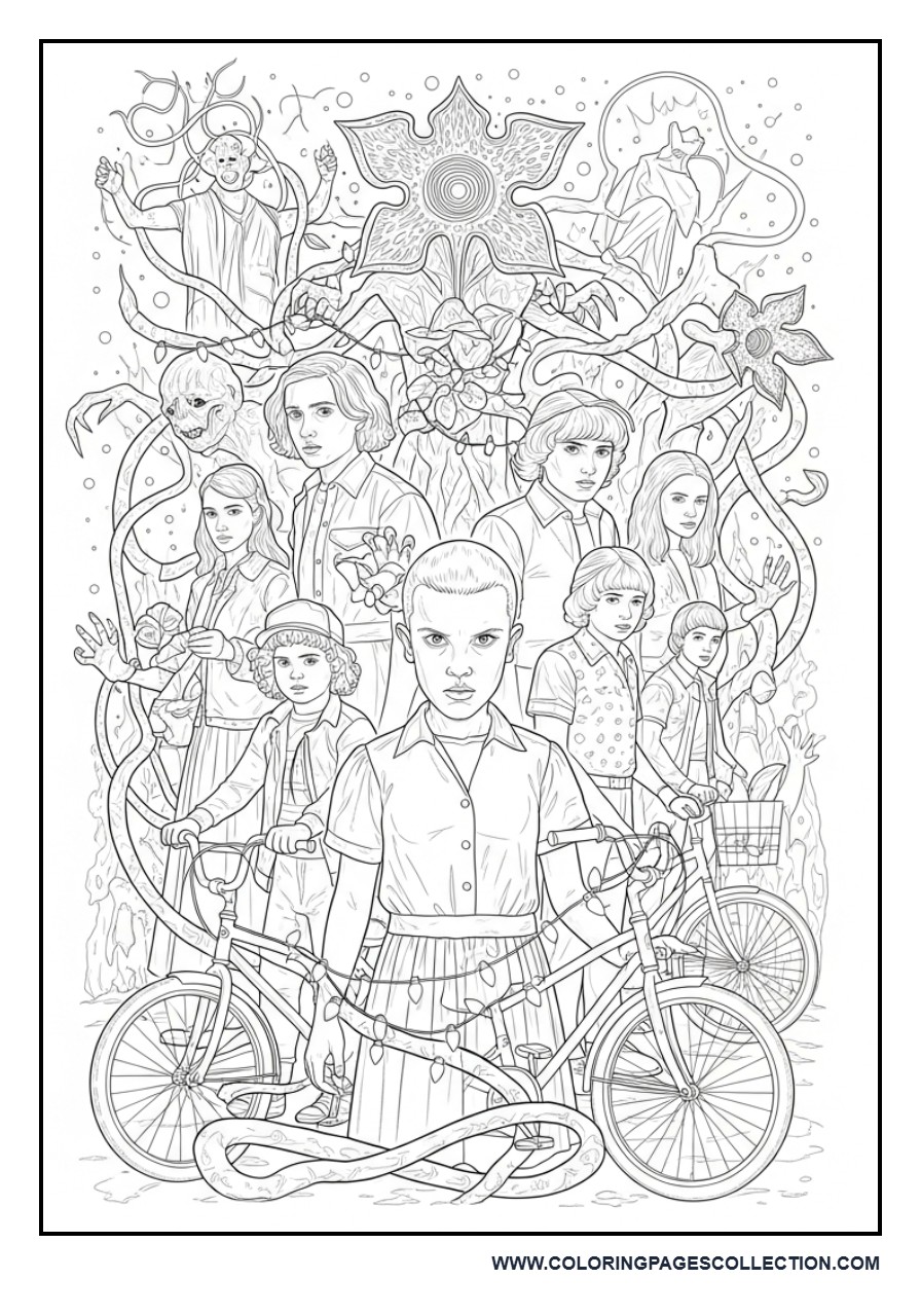 Ultimate Stranger Things Collage Poster