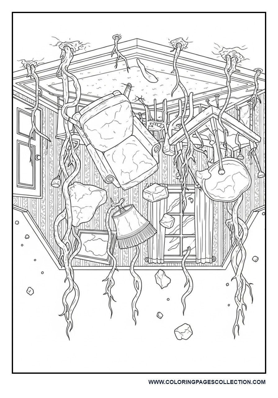 Upside Down House Interior