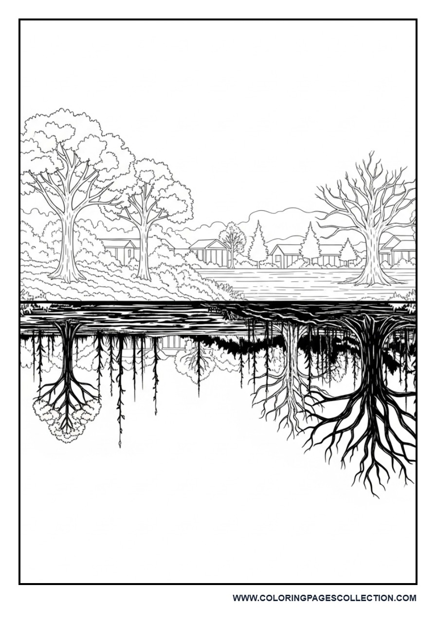 Upside Down Mirror Reflection