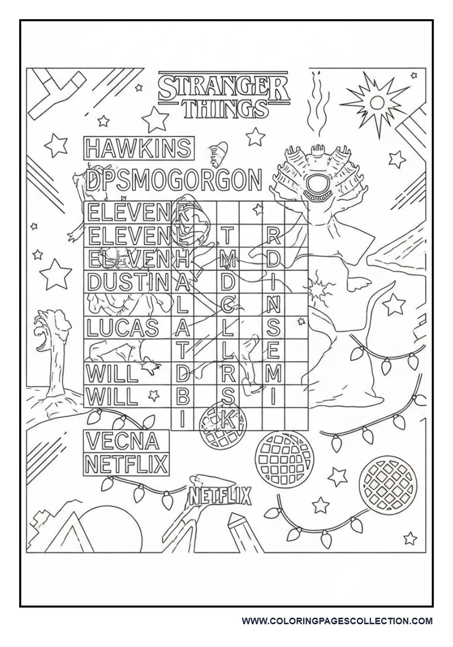 Word Search Puzzle Page