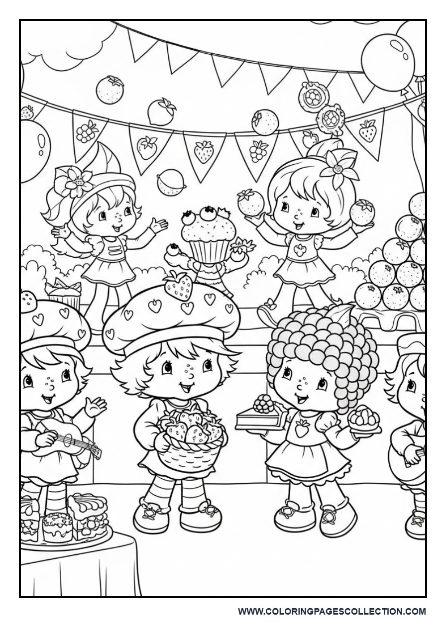 Strawberry Shortcake and Friends at the Berry Festival