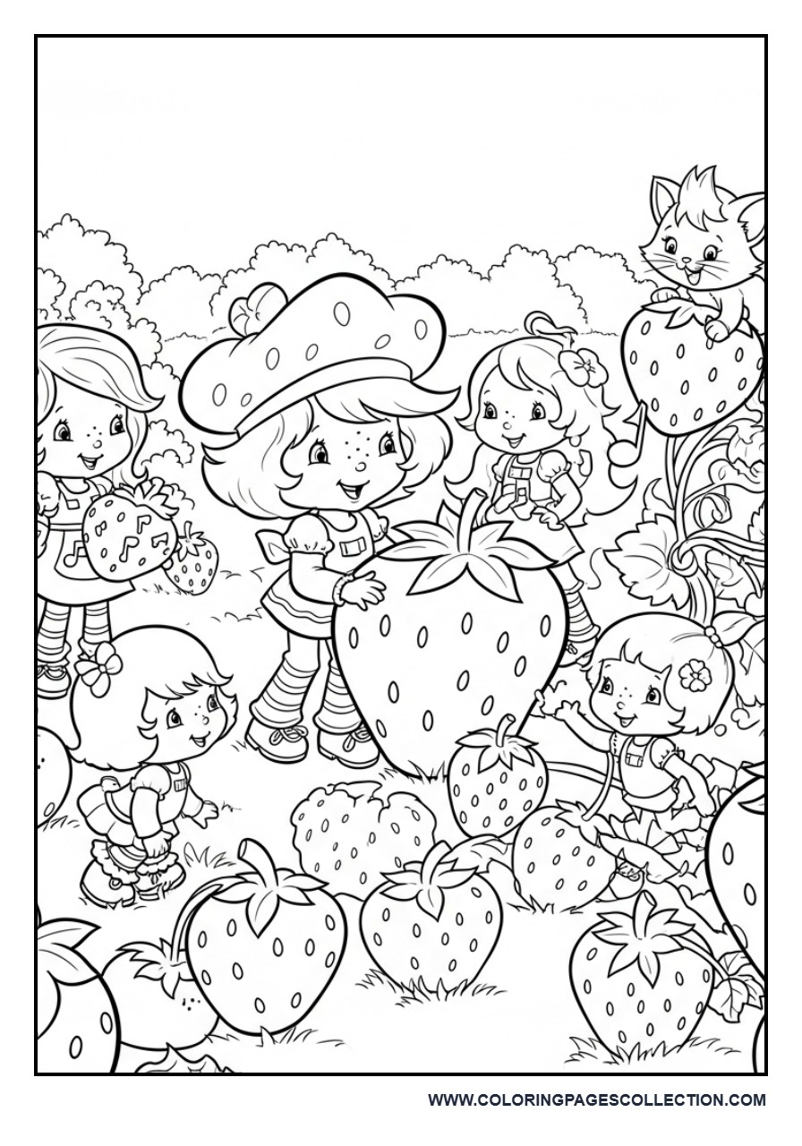 Strawberry Shortcake and Friends at the Berry Music Festival