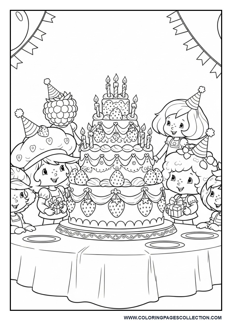 Strawberry Shortcake and Friends Birthday Party