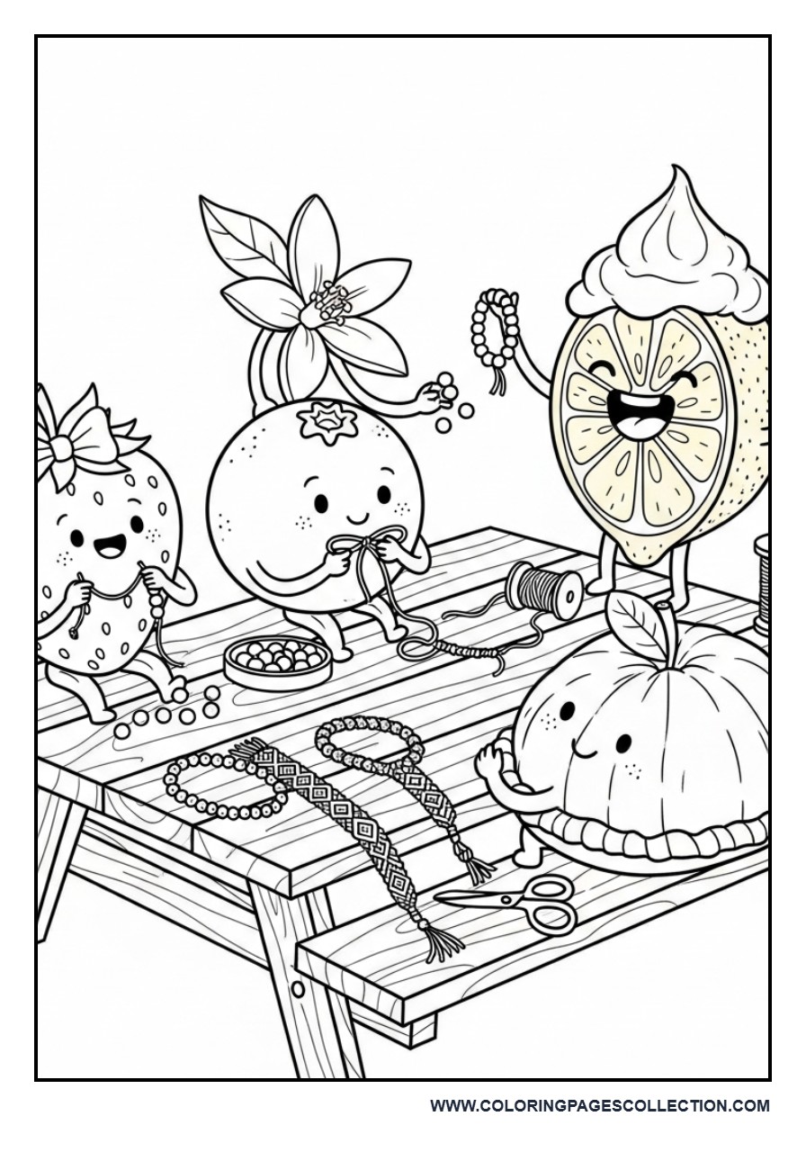 Strawberry Shortcake and Friends Exploring a Berry Orchard Maze