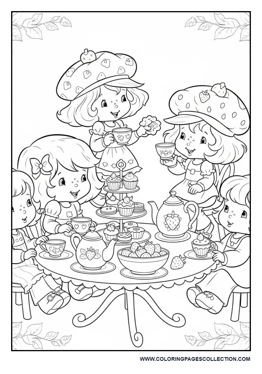 Strawberry Shortcake and Friends Tea Party