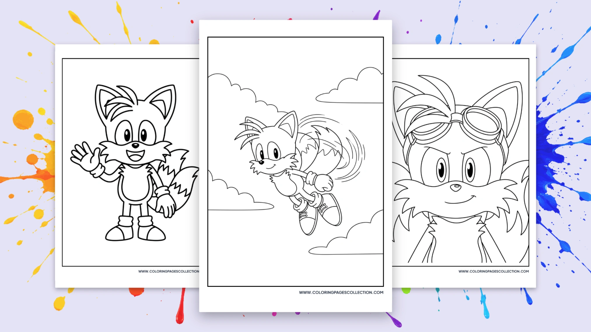 85+ Free Printable Tails Coloring Pages