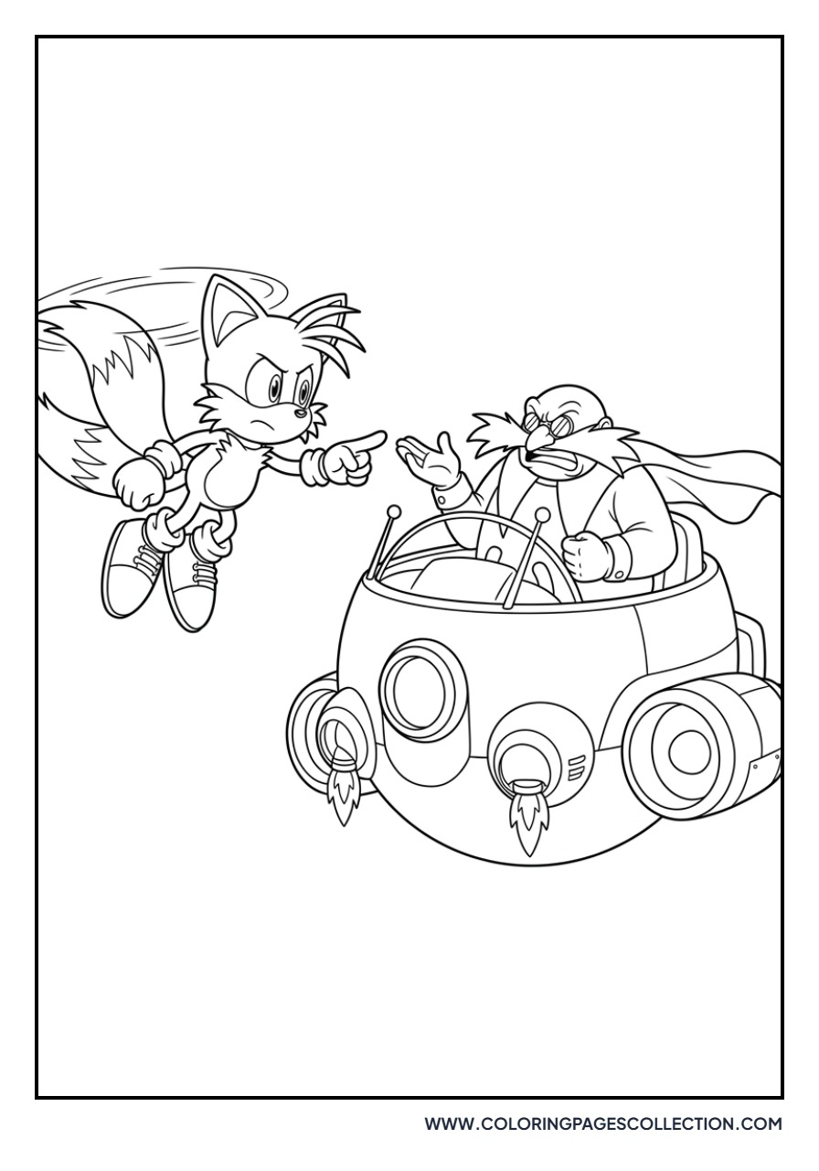 Tails and Dr. Eggman