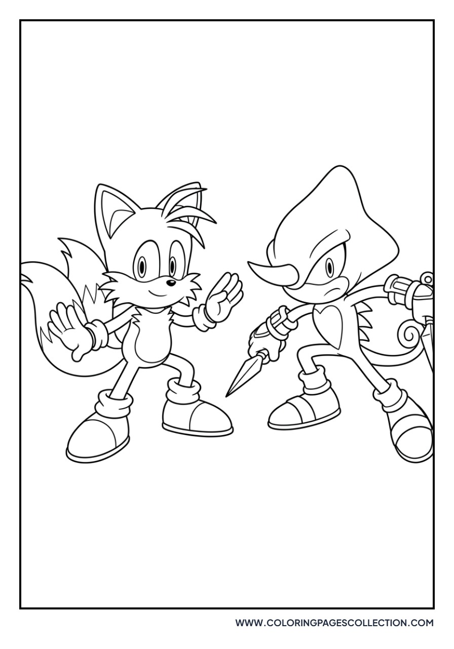 Tails and Espio the Chameleon