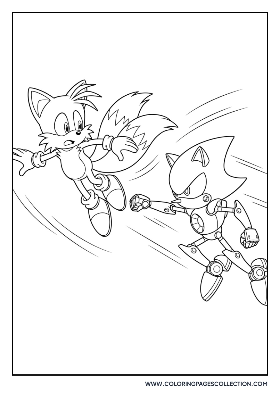 Tails and Metal Sonic