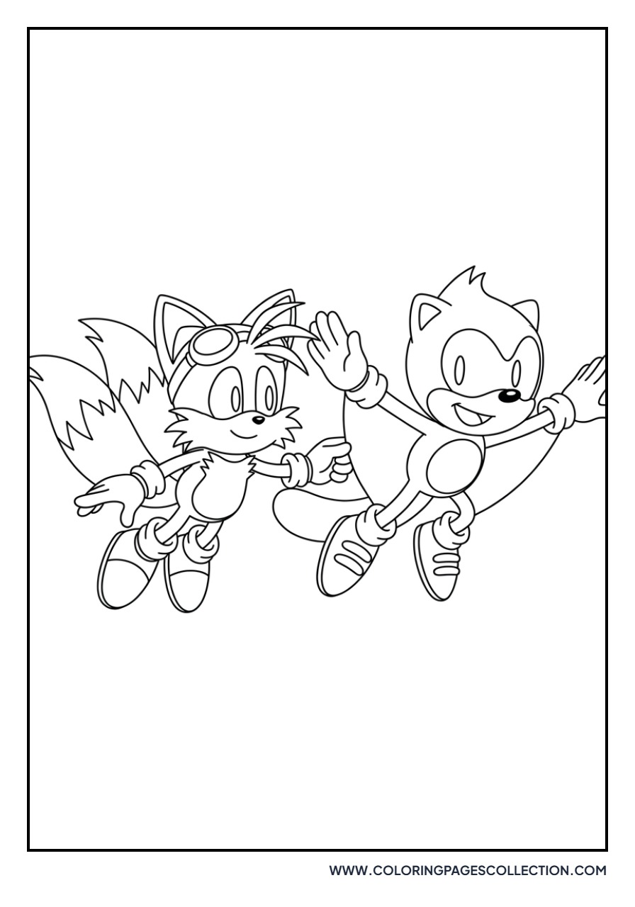 Tails and Ray the Flying Squirrel