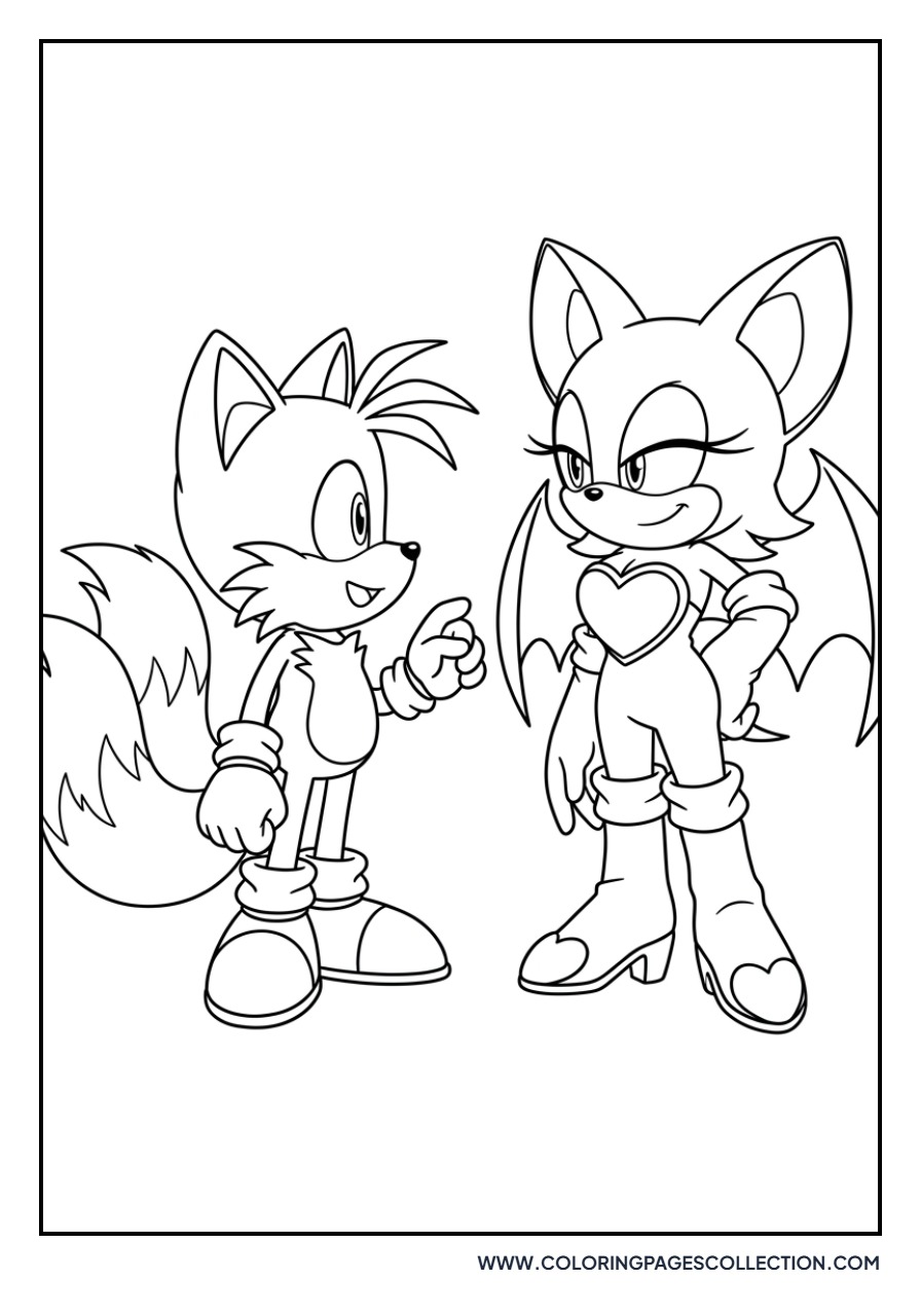 Tails and Rogue the Bat