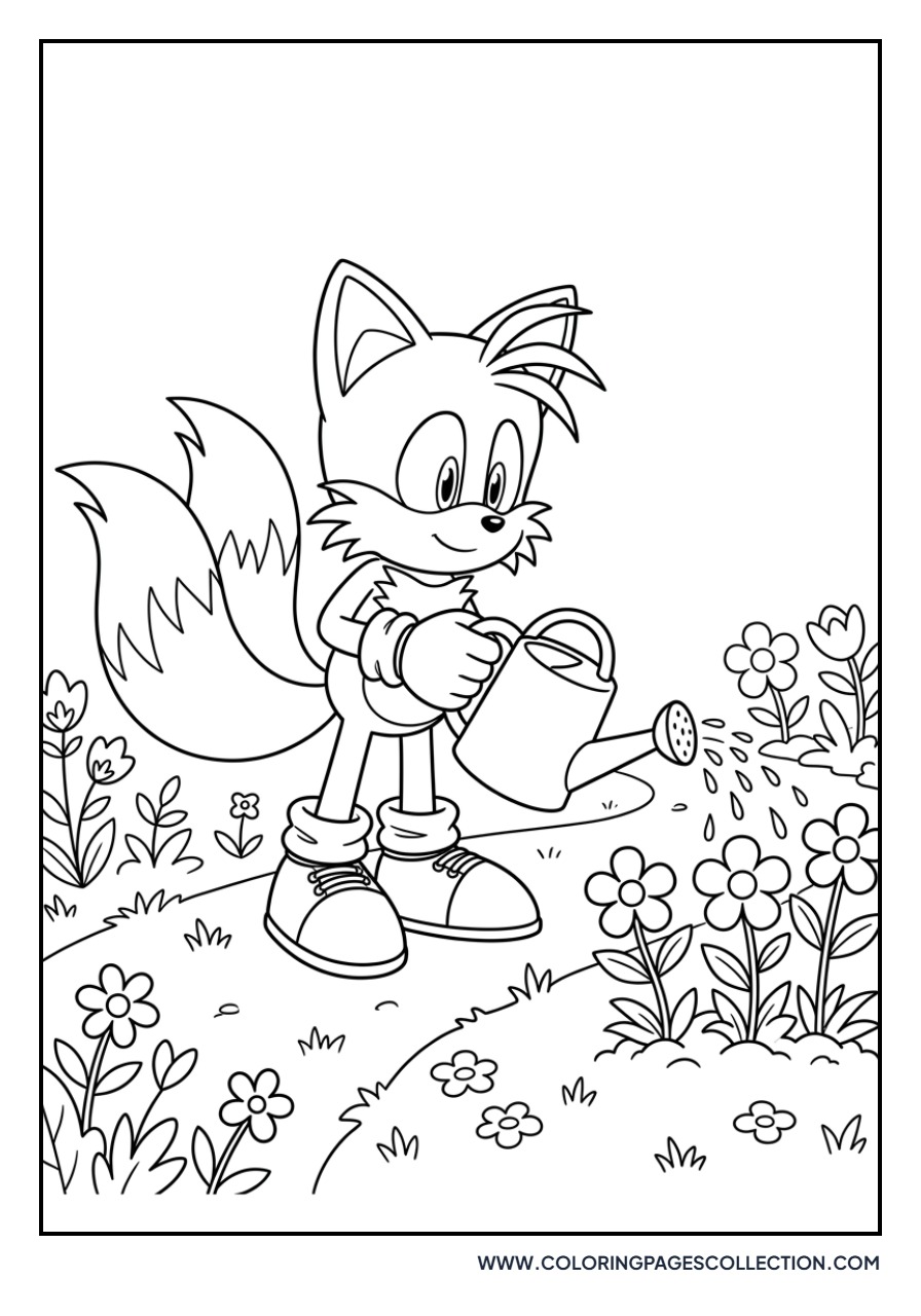 Tails in a Garden