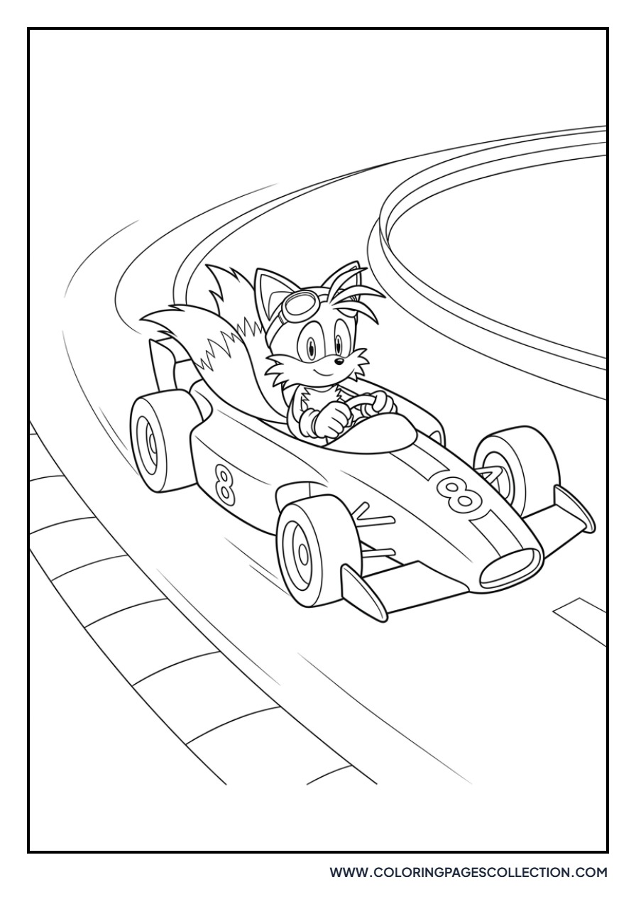 Tails in a Race Car