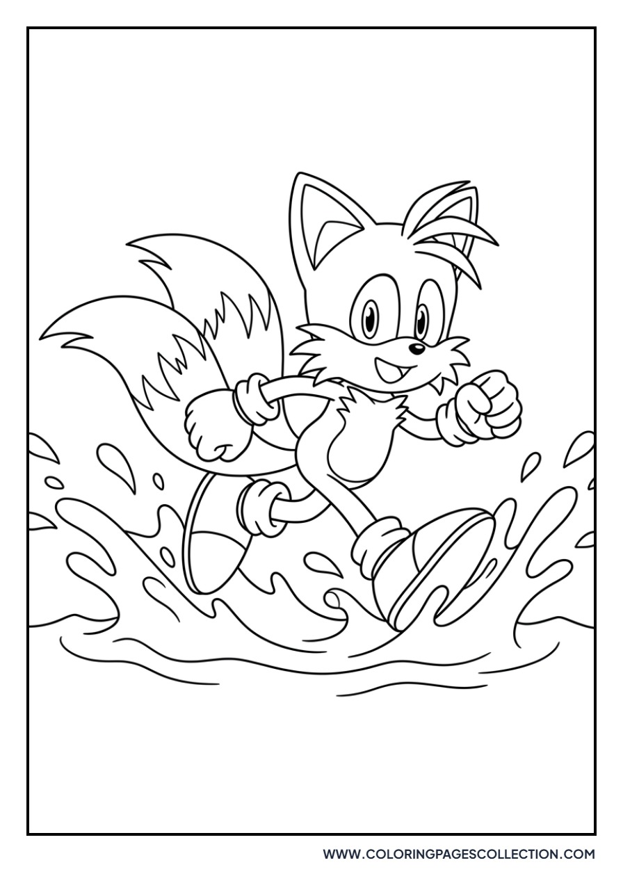 Tails Running on Water