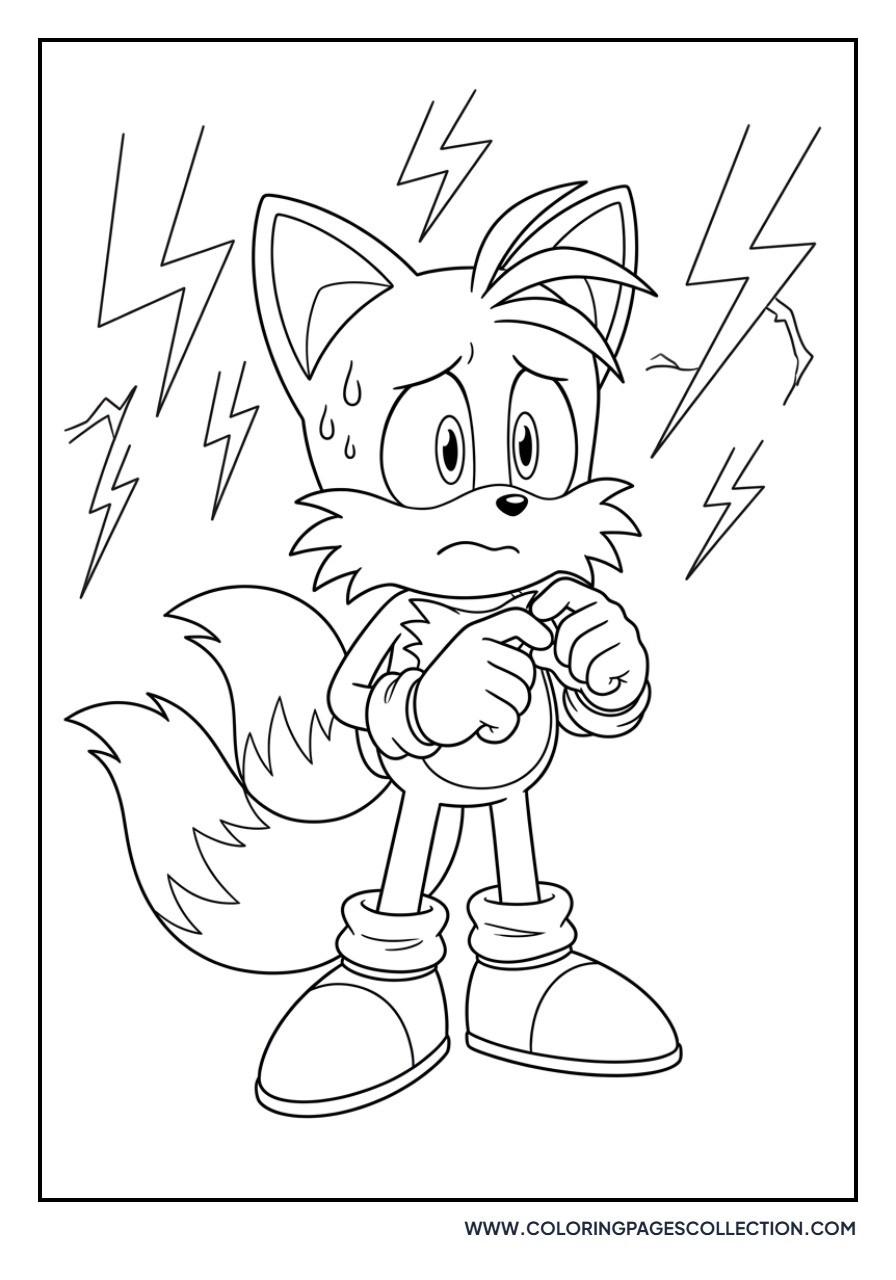 Tails Scared of Thunder