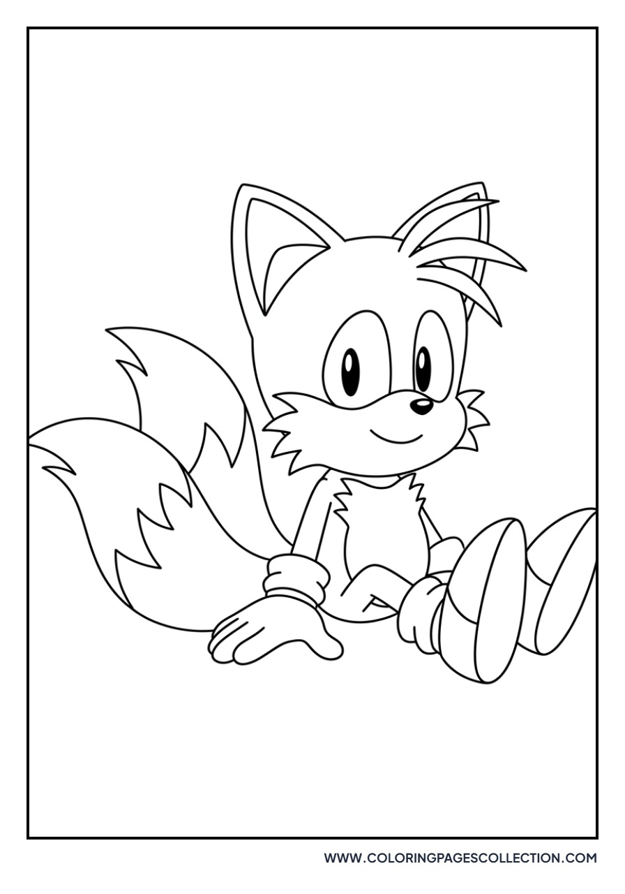 Tails Sitting Down