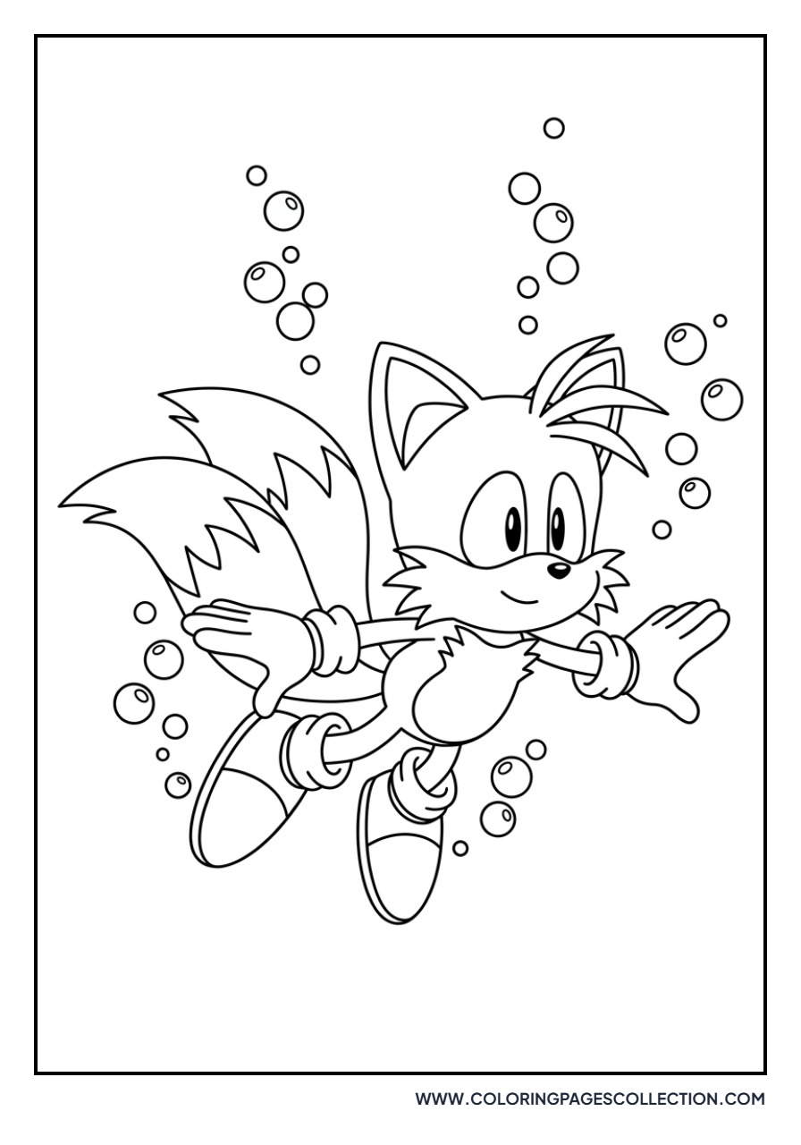 Tails Swimming