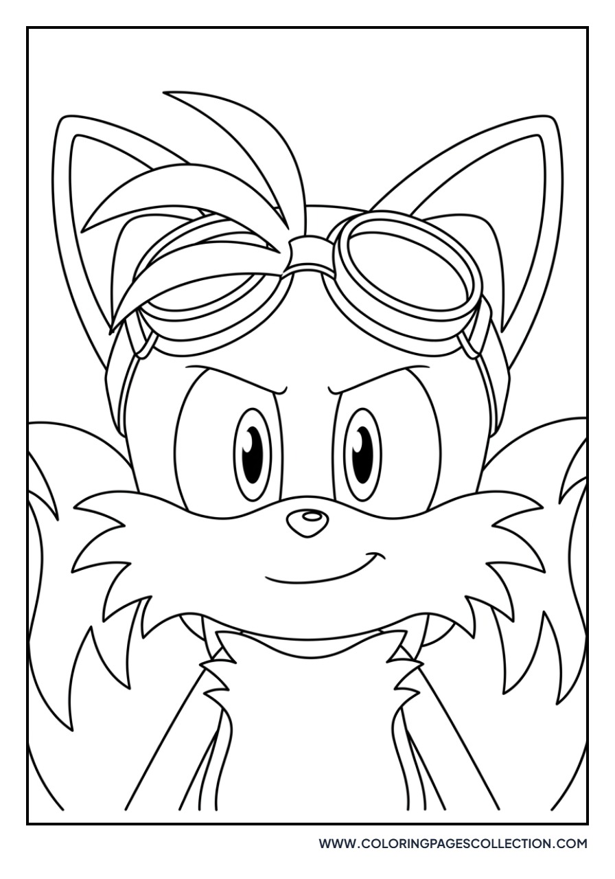 Tails Wearing Goggles