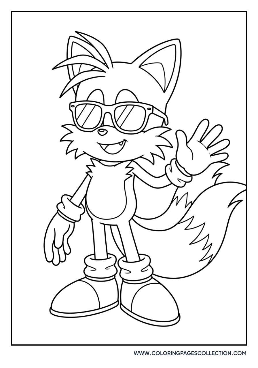 Tails Wearing Sunglasses