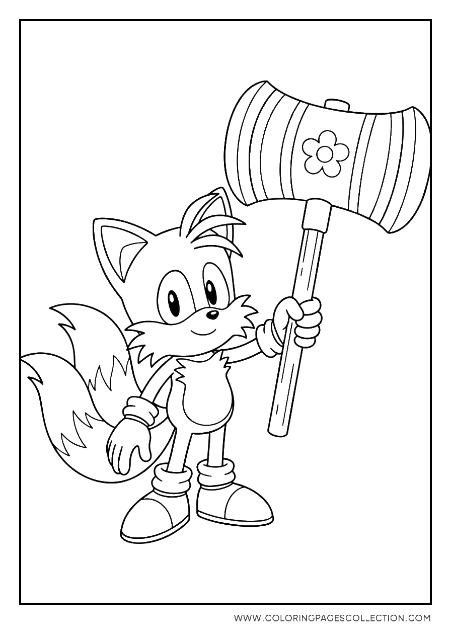 Tails with a Piko Piko Hammer