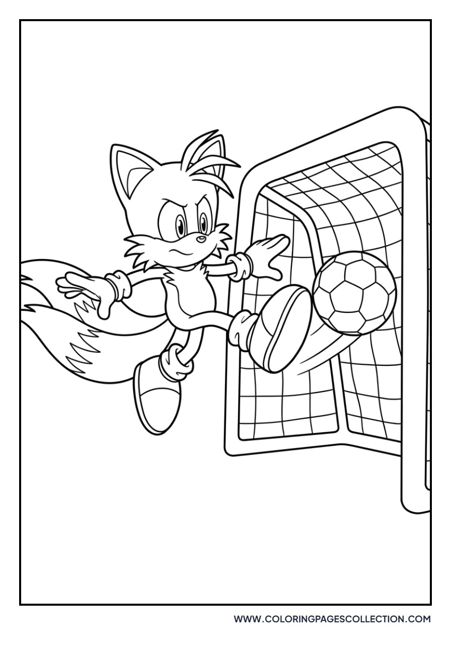 Tails with a Soccer Ball