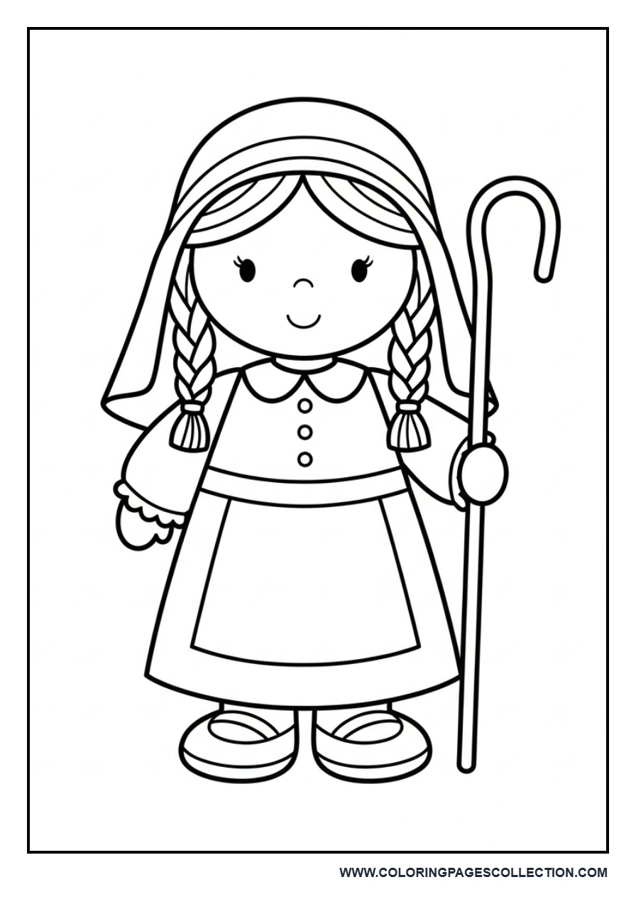Bo Peep Standing Gracefully