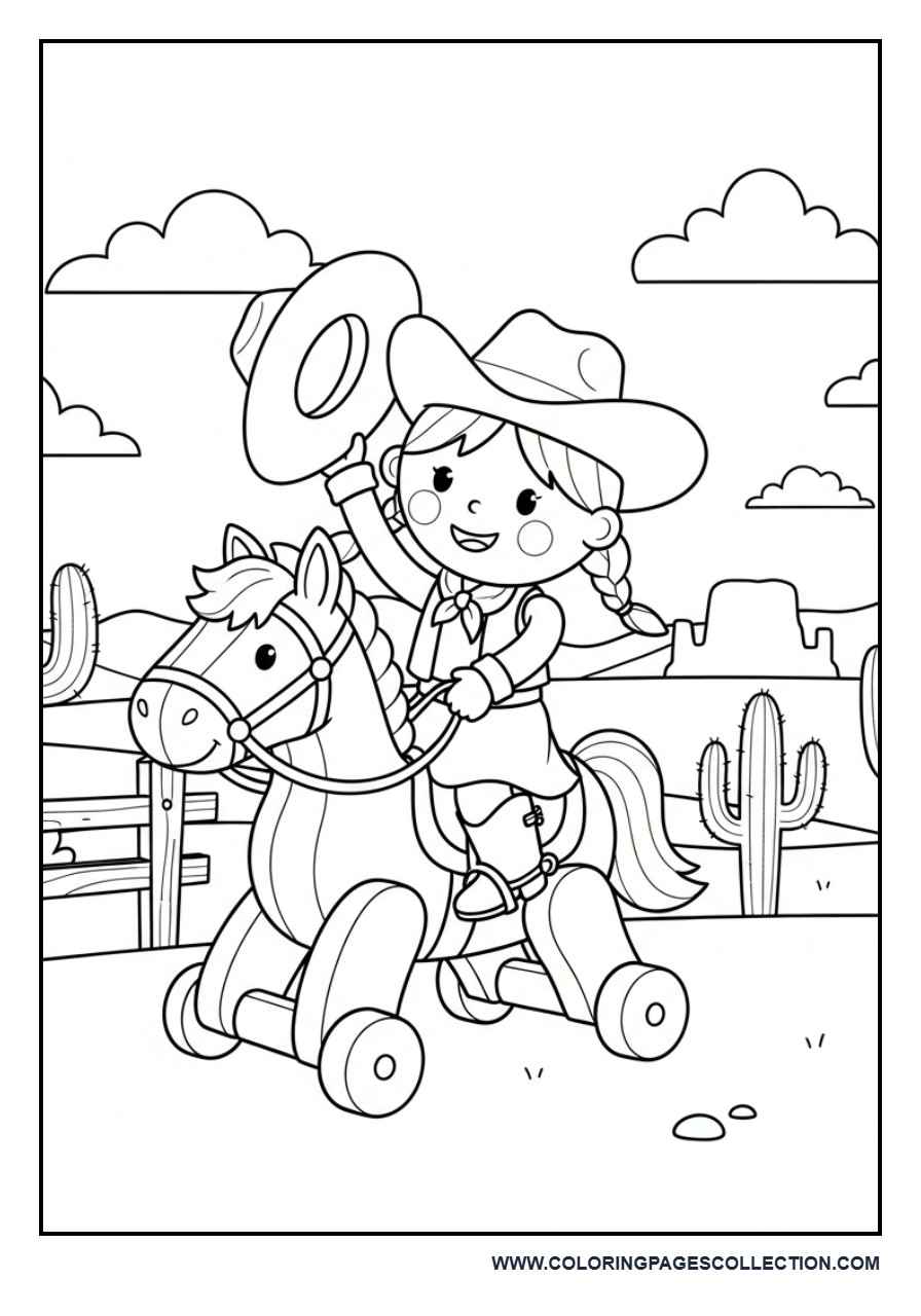 Cowgirl Toy Rodeo Fun