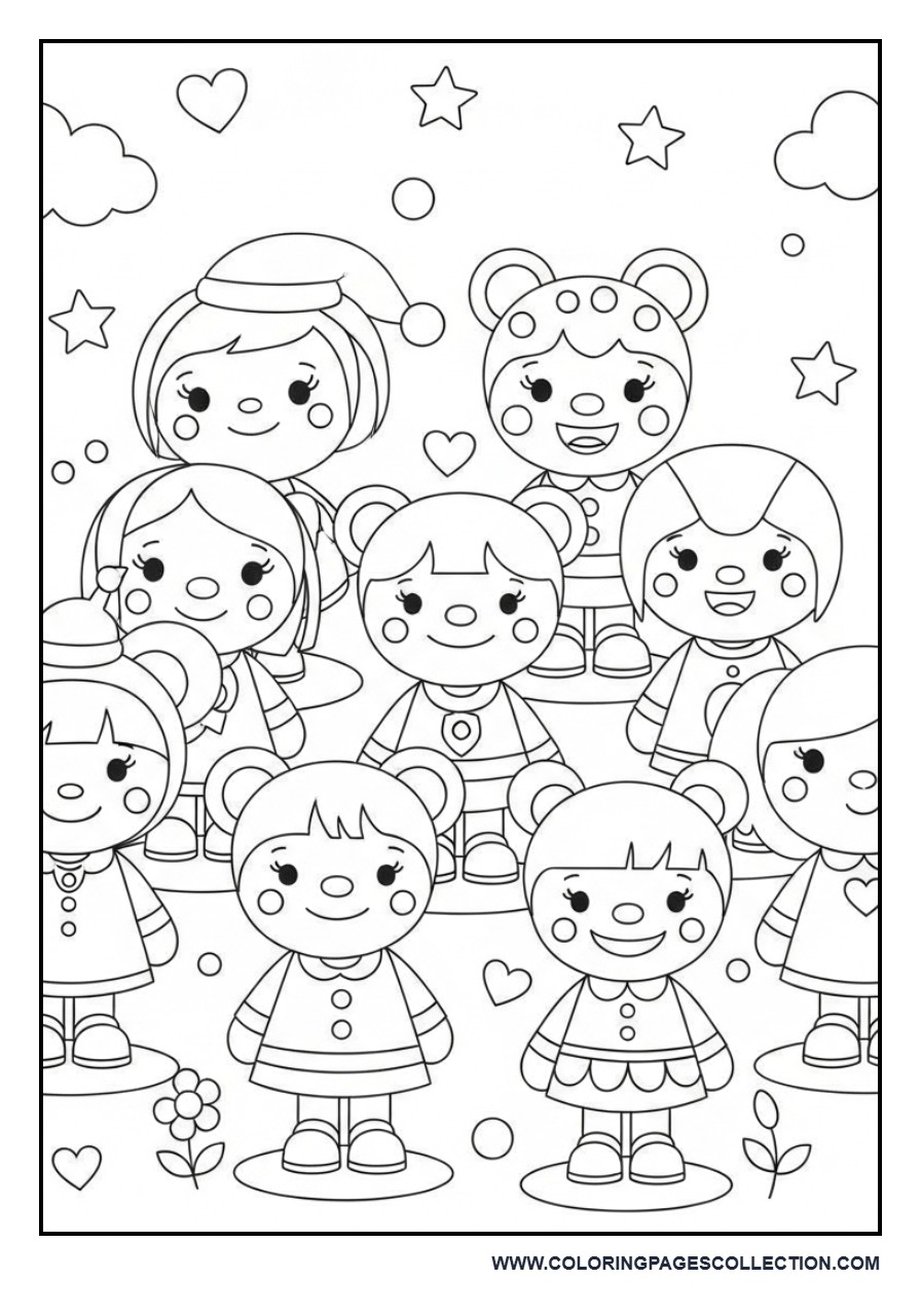 Cute Toy Friends for Toddlers