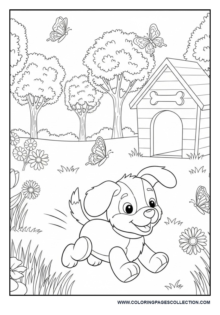 Spring Dog Toy Adventure