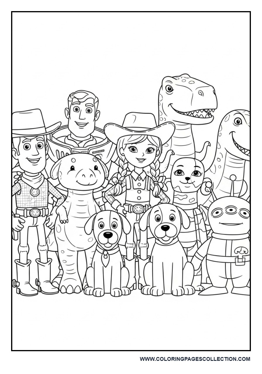 Toy Friends Group Portrait