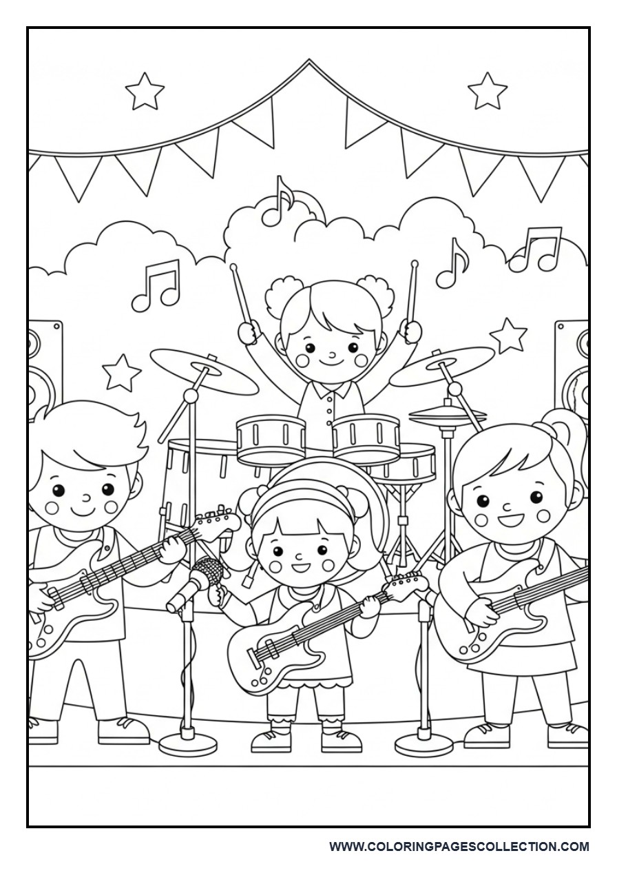 Toy Music Band Performance