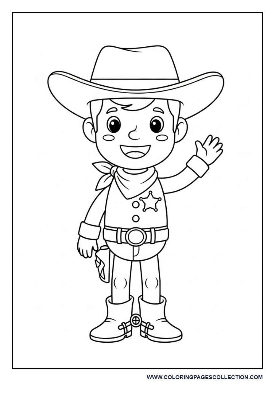 Woody Waving Hello