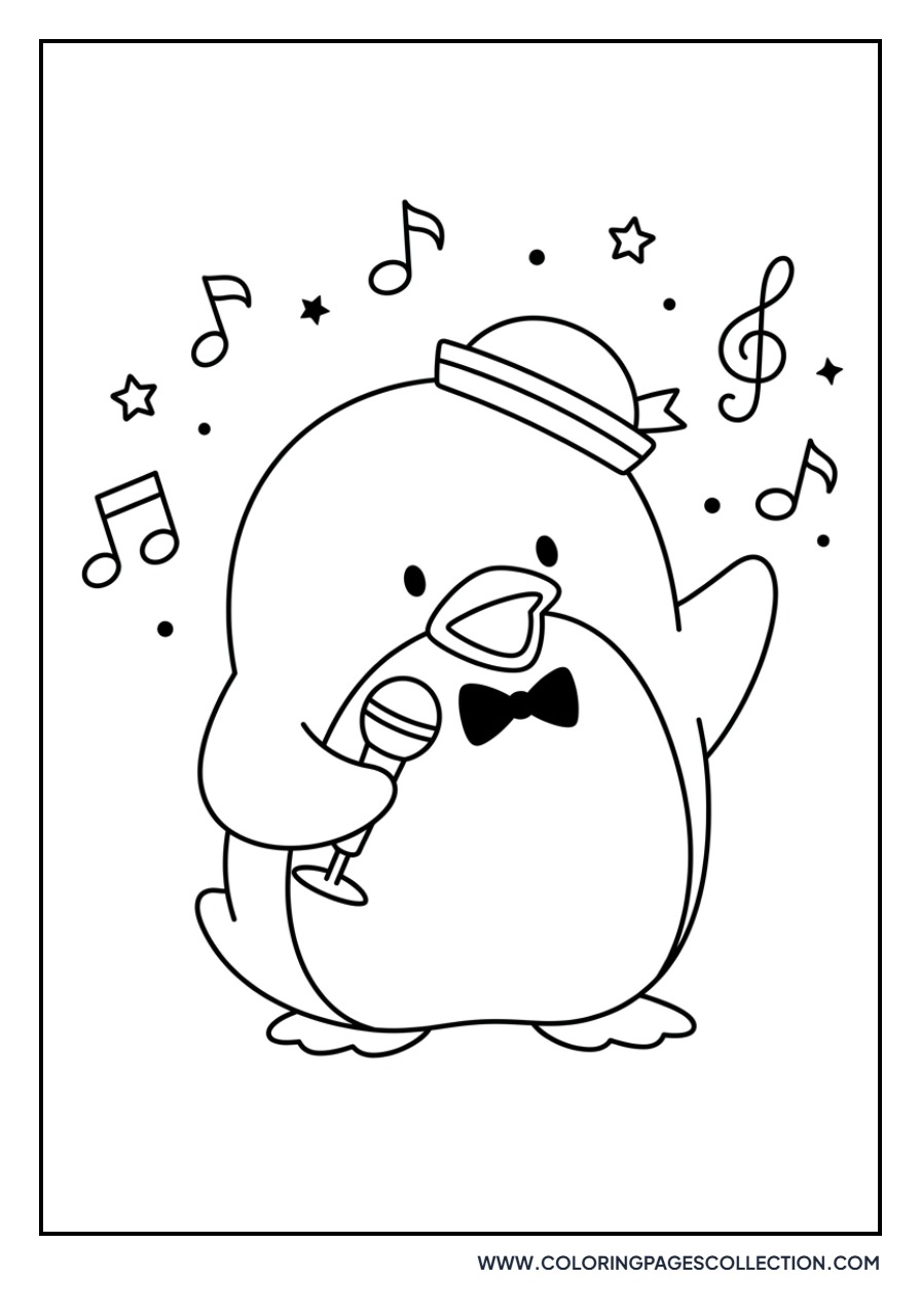 Tuxedo Sam and a Music Note