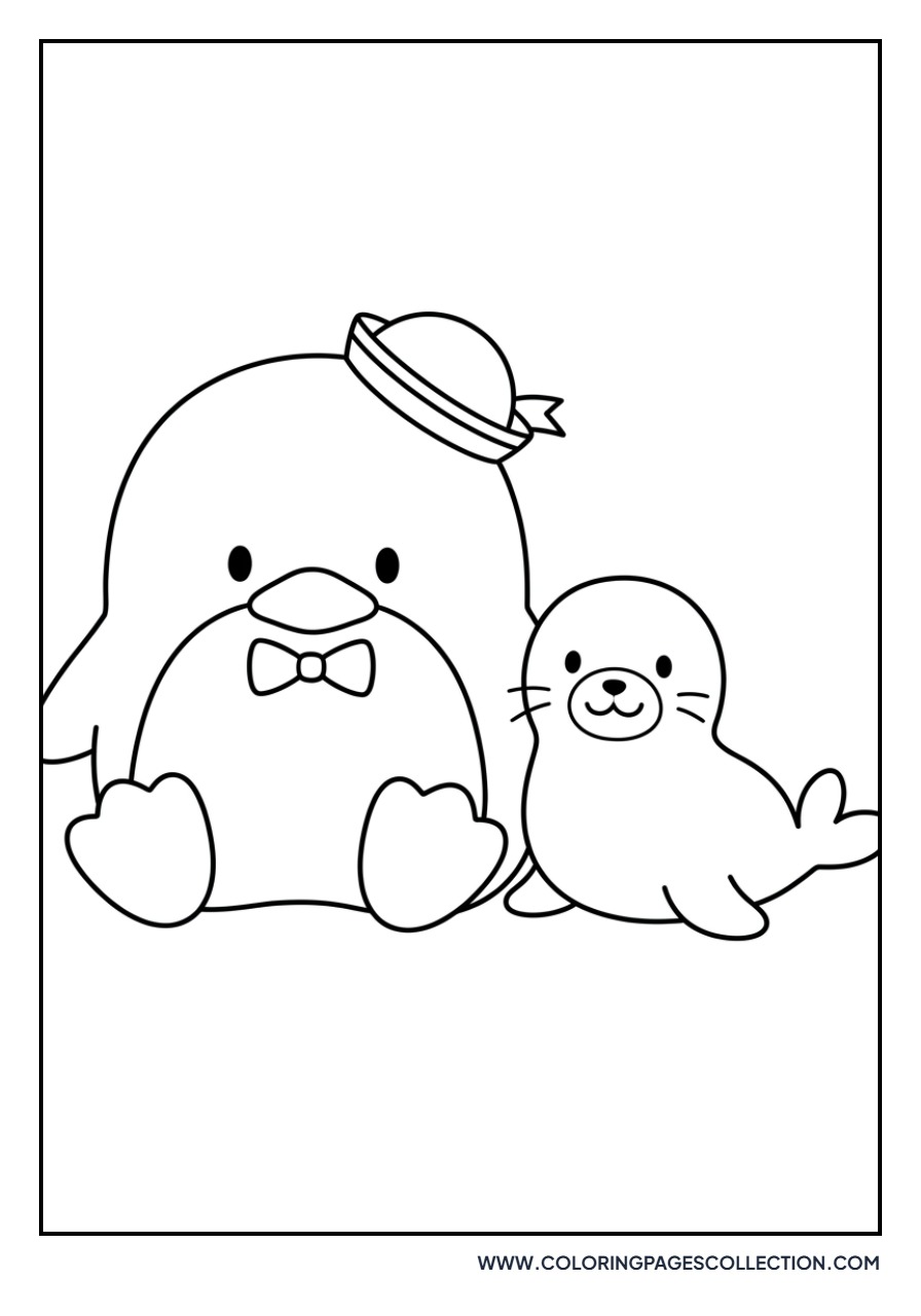 Tuxedo Sam and Chip the Seal
