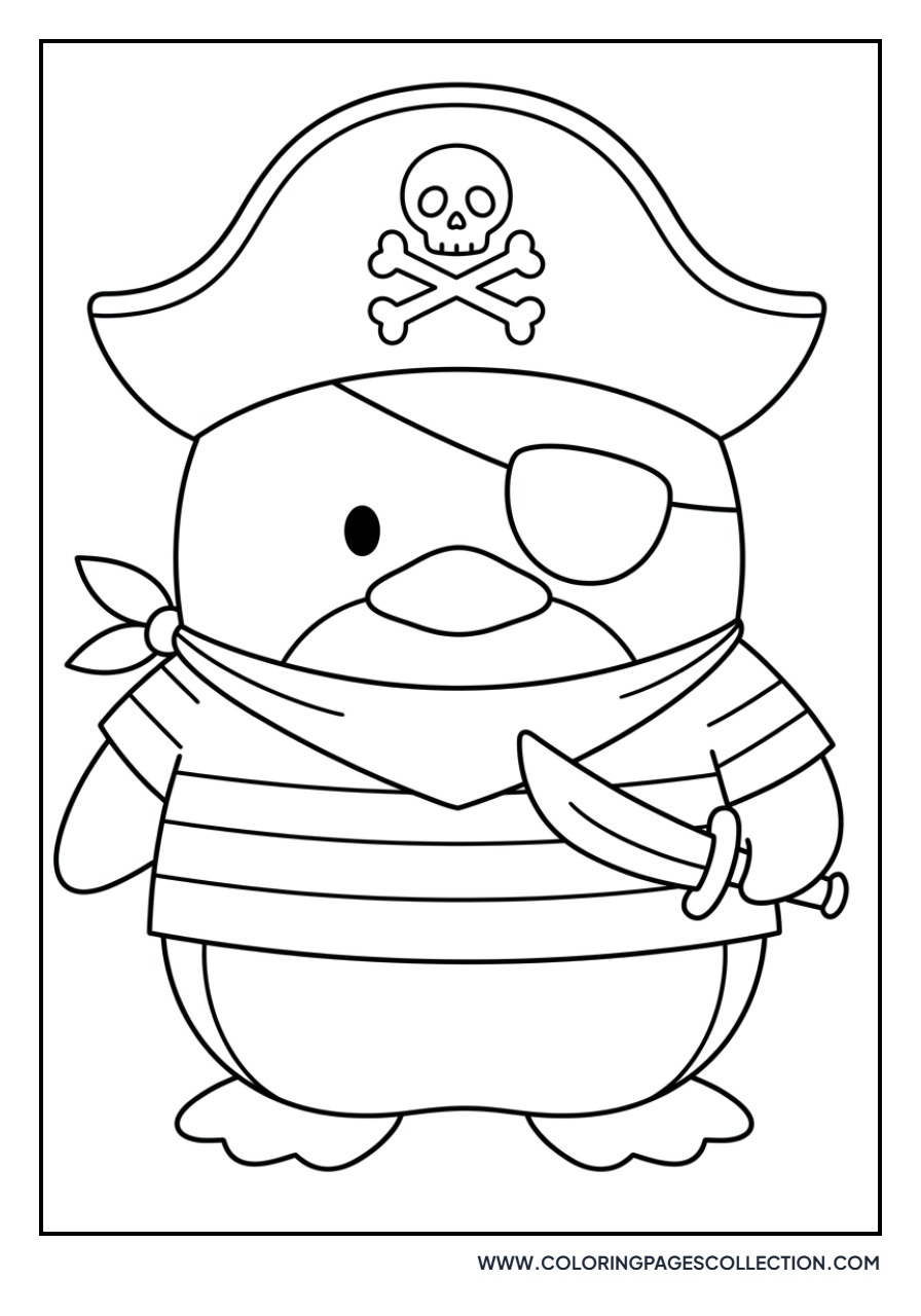 Tuxedo Sam as a Pirate